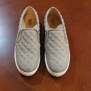 Beige Slip on Sneakers